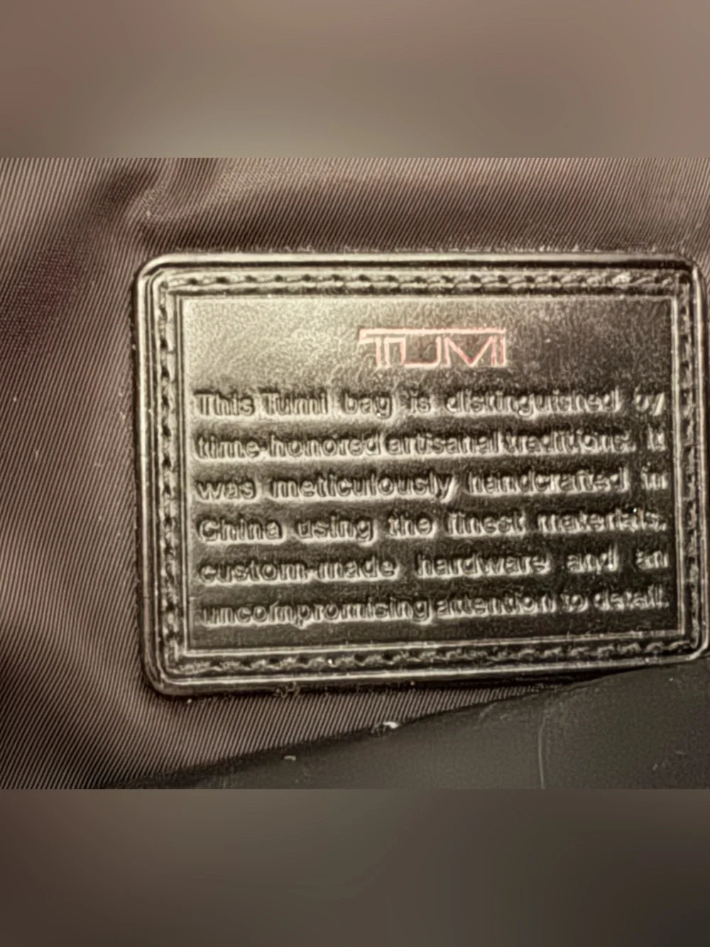 Vintage TUMI Black Pebbled Leather Messenger  Shoulder Bag